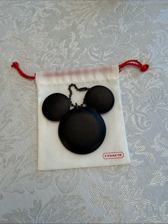 Coach Accessories - Coach X Disney leather Mickey Mouse Charm